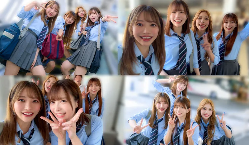 deaa026:りお＆ひなた＆かりん＆ゆい/ギャルJK四人組と修学旅行中にハーレムH